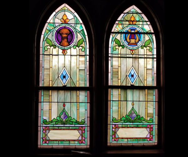 Sewall Church windows